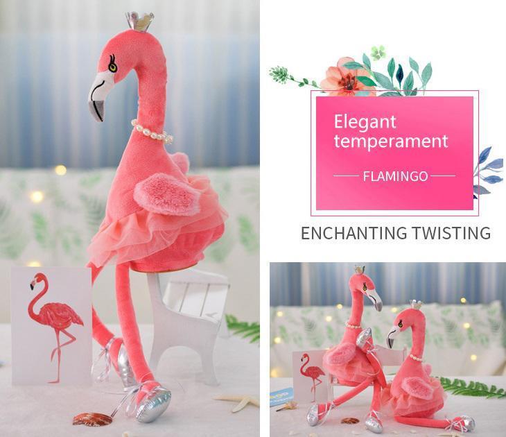 Elegant Singing Flamingo Plush Toy ( Buy 2 Get Extra 10% Off )